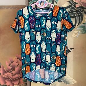 Bamboo stretchy Nightmare before Christmas small shop homemade top tshirt 4-5